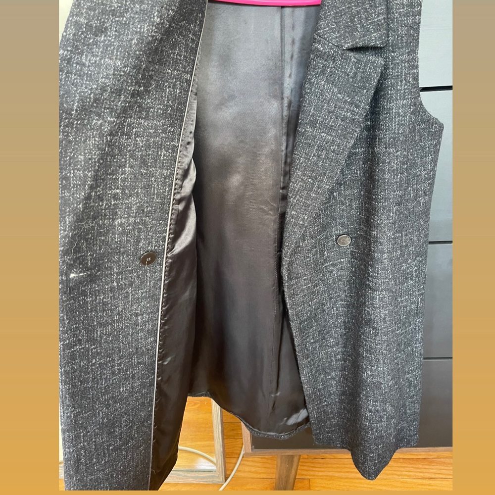 Massimo Dutti Double Breasted Structured Wool Alp… - image 3